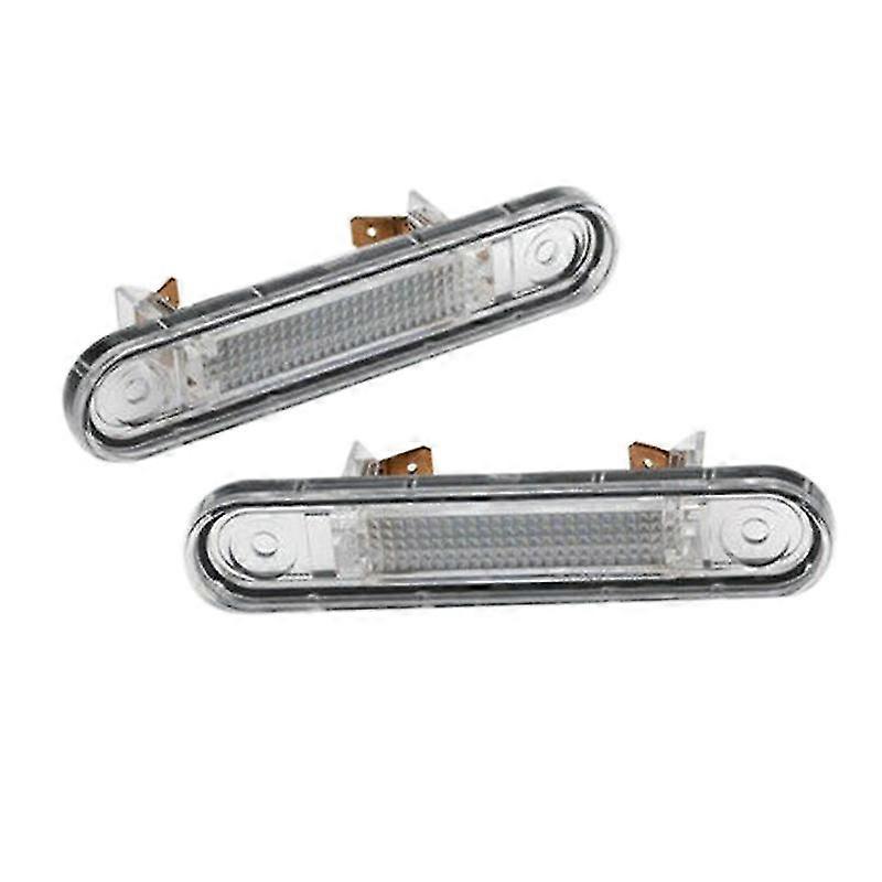 1 Pair Led License Plate Light For W124 W201 W202 Car License Plate Light