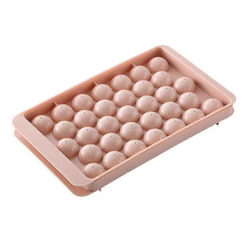 Ice Cube Mold Leak Proof Non-stick Silicone No Residue Circle Ice Cube Tray for Freezer JIKAIX