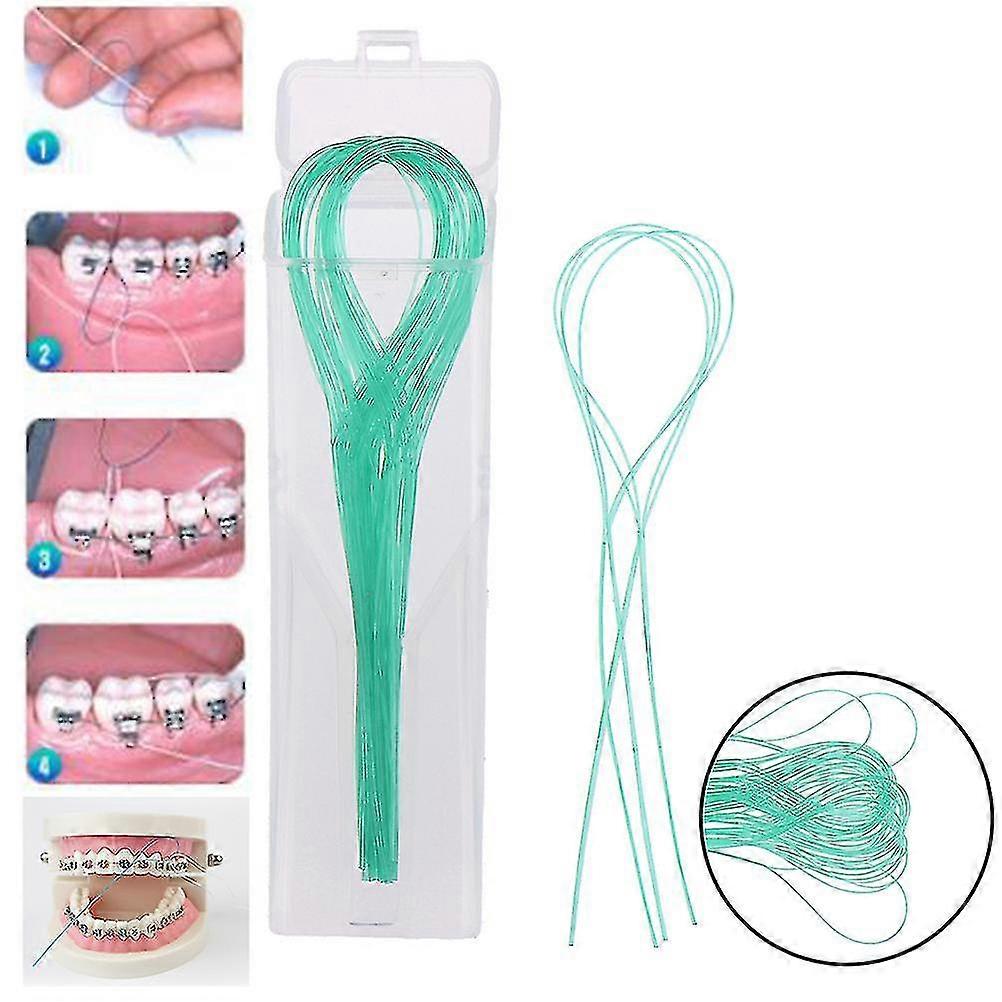 50 stk tanntrådtråder Tannholder mellom kjeveortopedisk tannregulering Bridge Hilo NY