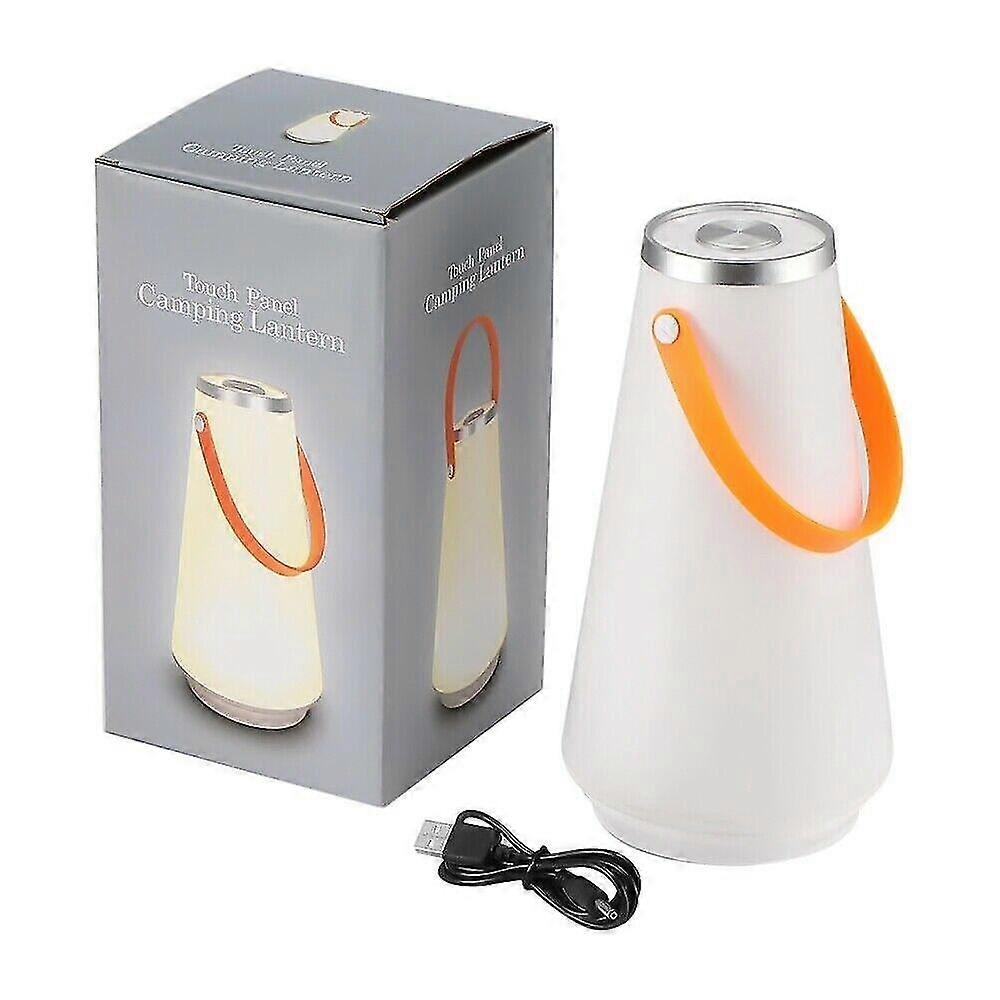 Led Portable Camping Torch Rechargeable Touch Lantern Night Light Tent Lamp Bbq