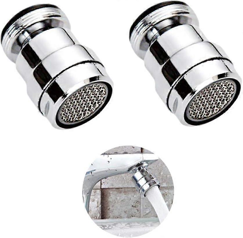 Gevind 22mm rustfrit stål filter / vandsparer / 360 roterende vandforstøver / køkken vandhane forlængelse / vandhane belufter