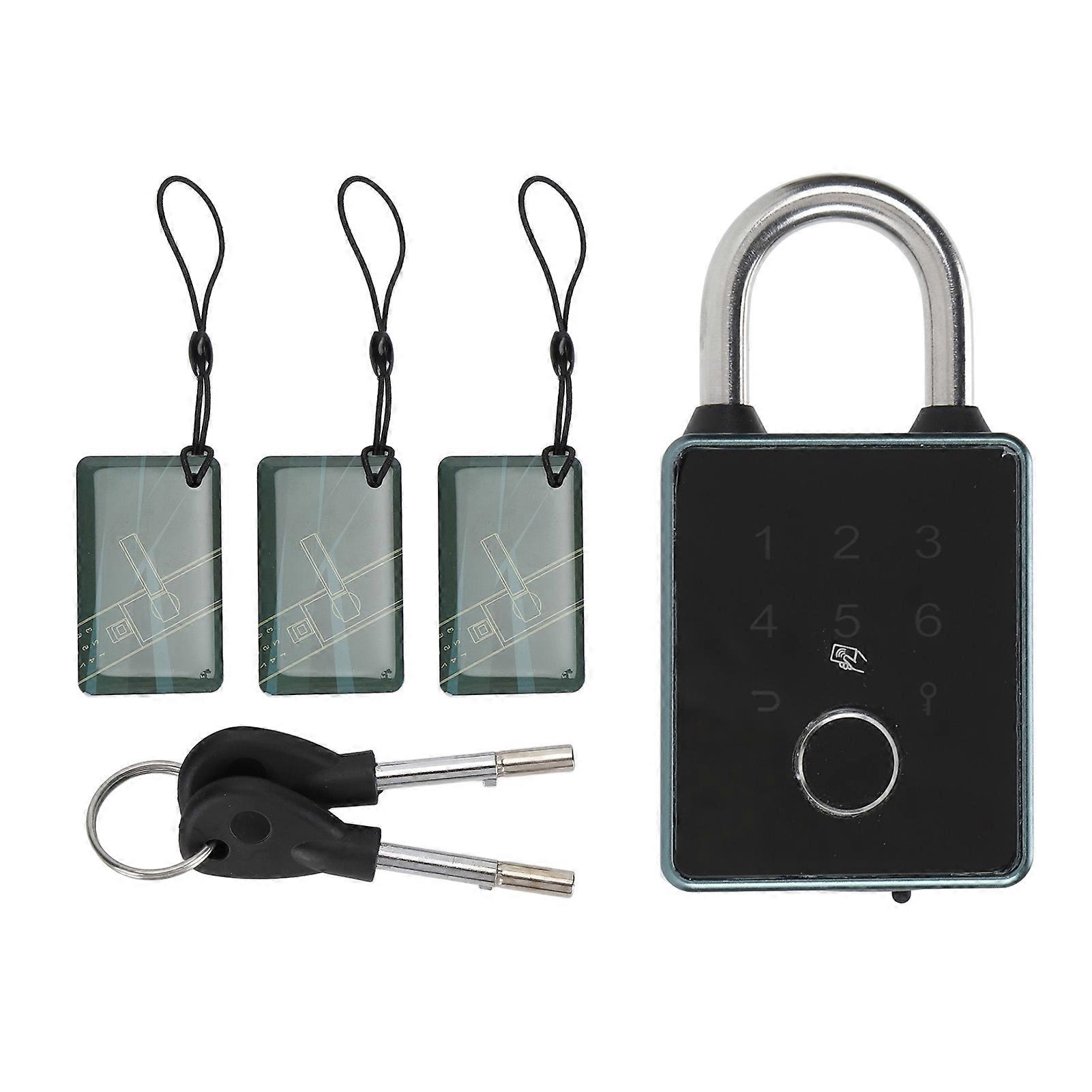 5-in-1 Fingerprint Smart Padlock - Secure, Durable, Waterproof, Versatile Use