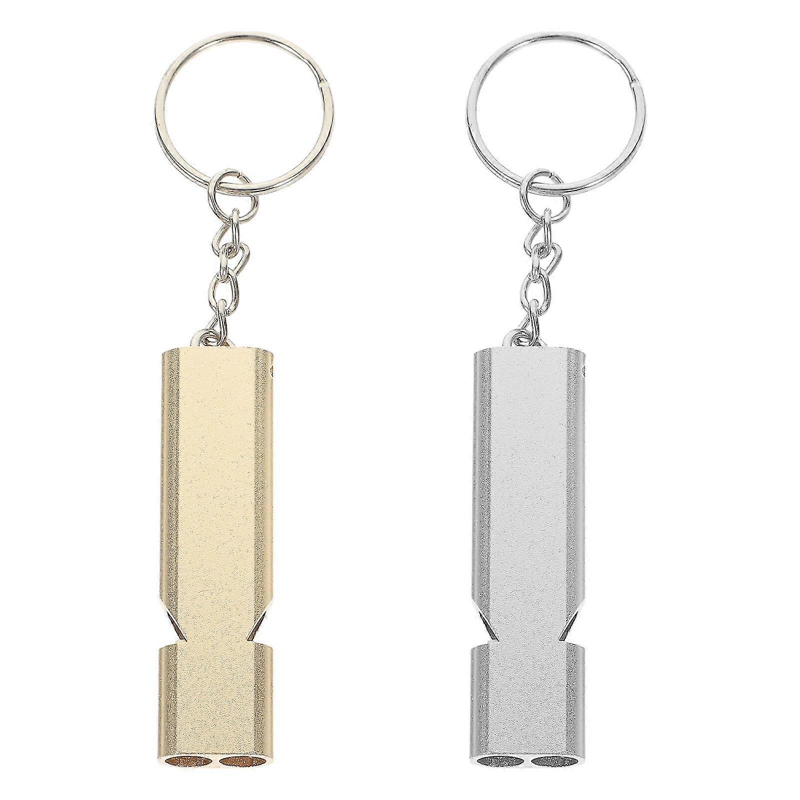 2 stuks multifunctionele pigeon whistle aluminium legering whistle pigeon training tool