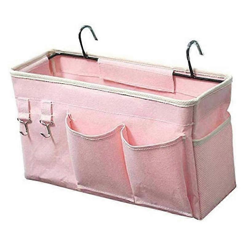 Bedside Storage Pocket,bedside Hanging Storage Bag For Organizing Mobile Phone,magazine,glasses,pink