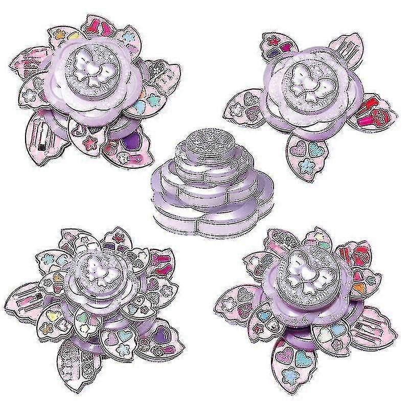 子供用化粧品おもちゃセットガールプリンセスメイクアップボックス