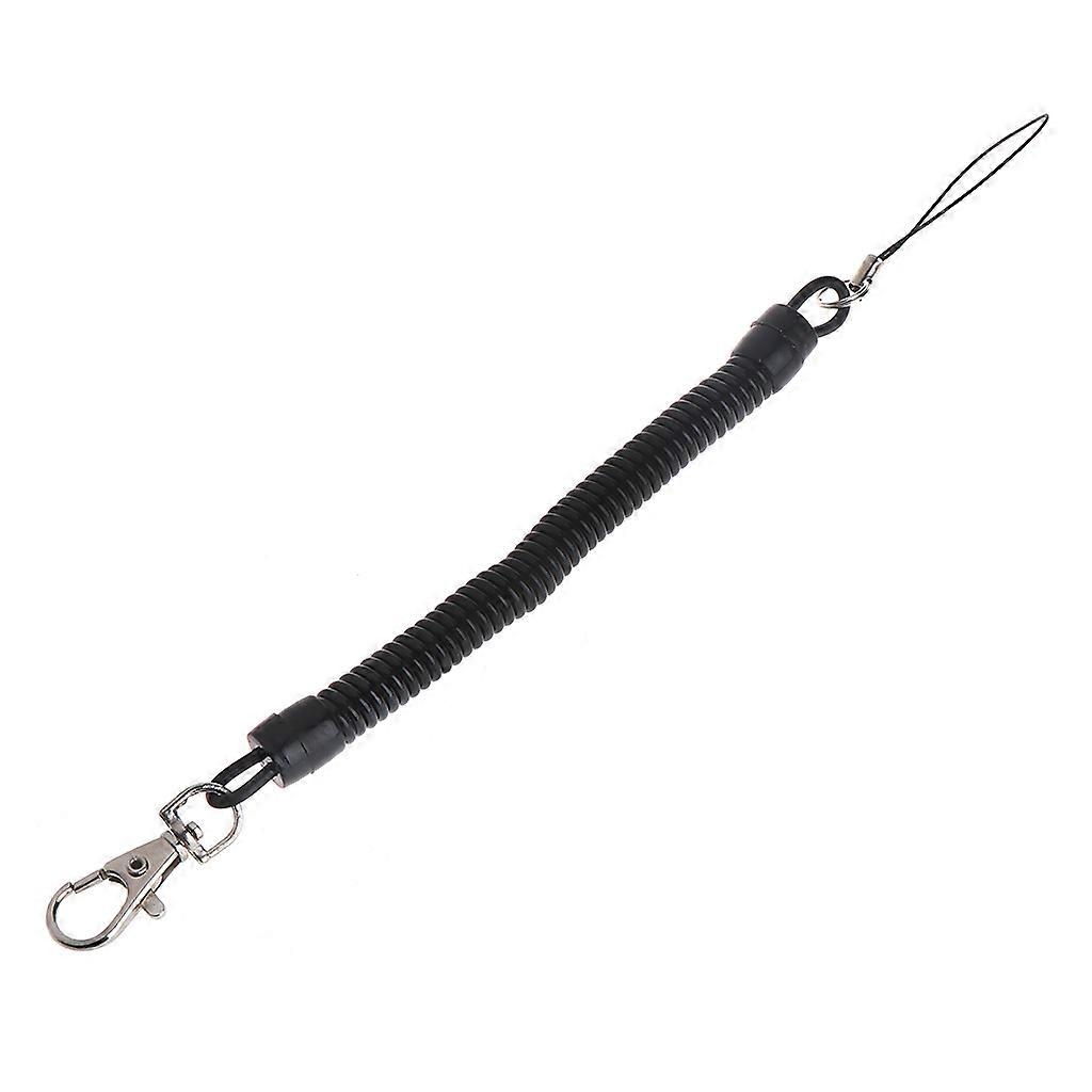  Fjäder Elastisk Infällbar Rep Telefon Antilost För Nyckelring Karbinhake