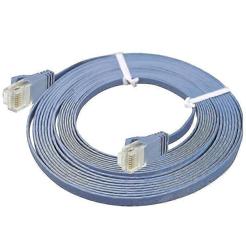 cat6 ultra-thin flat ethernet network lan cable, length: 50m( )