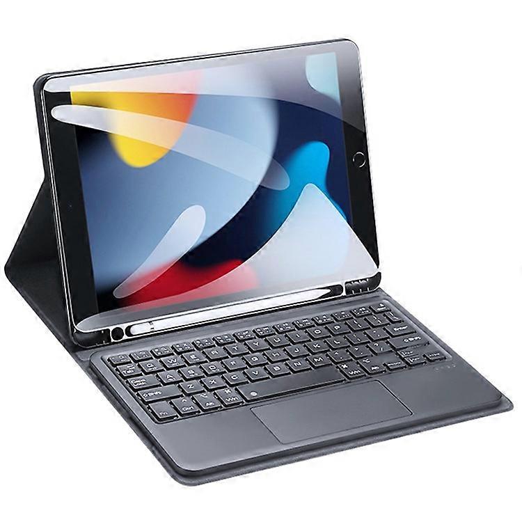 DUX DUCIS Compatible For iPad 10.2 (2021)/(2020)/(2019) Adjustable Stand PU Leather Tablet Case Detachable Bluetooth Touchpad Keyb