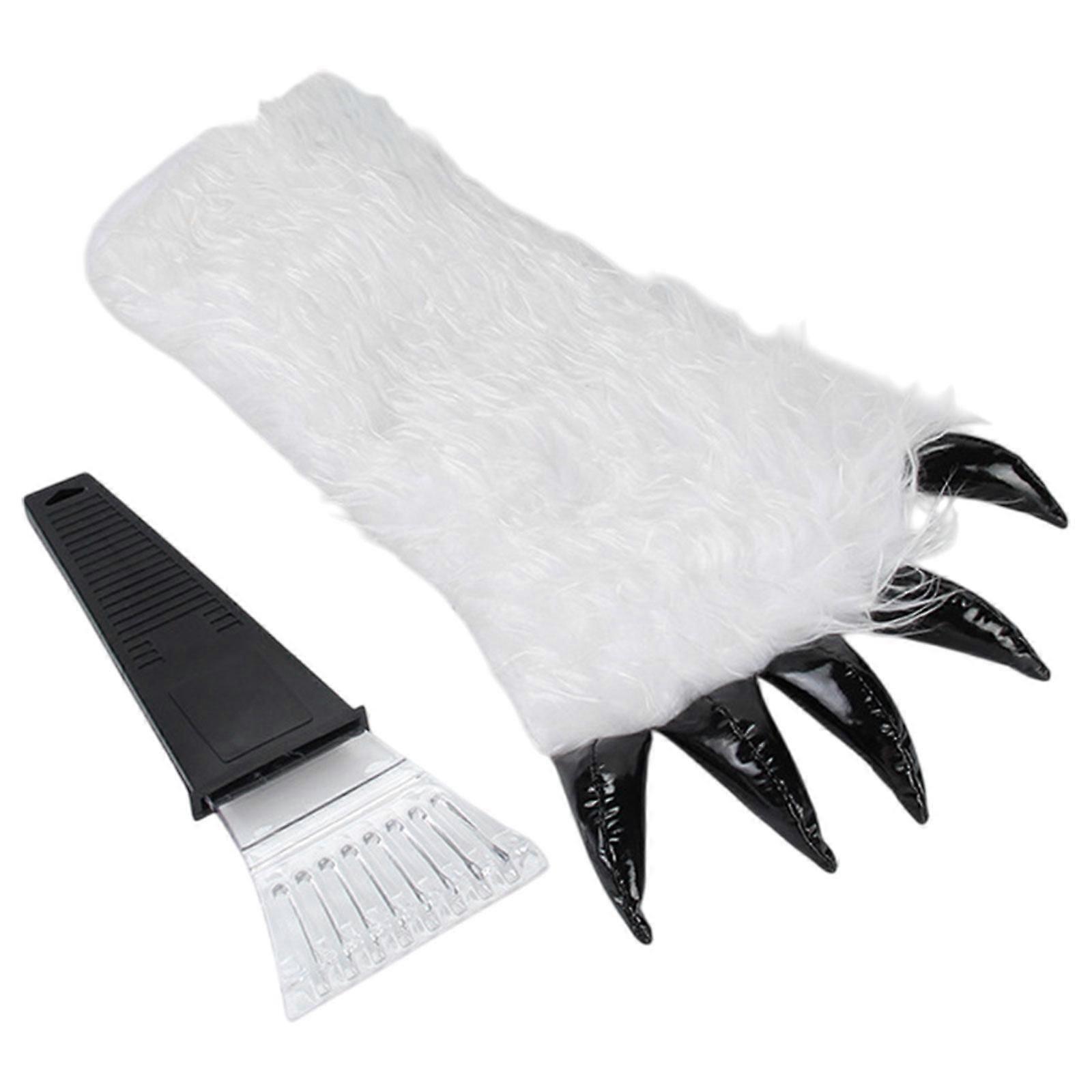 Ice Scraper with Glove for Car Windshield Snow Scraper for Winter