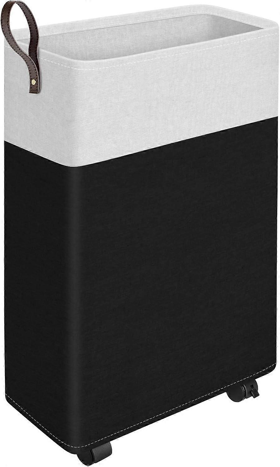 Laundry Basket, Collapsible Design, Durable Material, Rolling Wheels for Easy Transport and Storage
