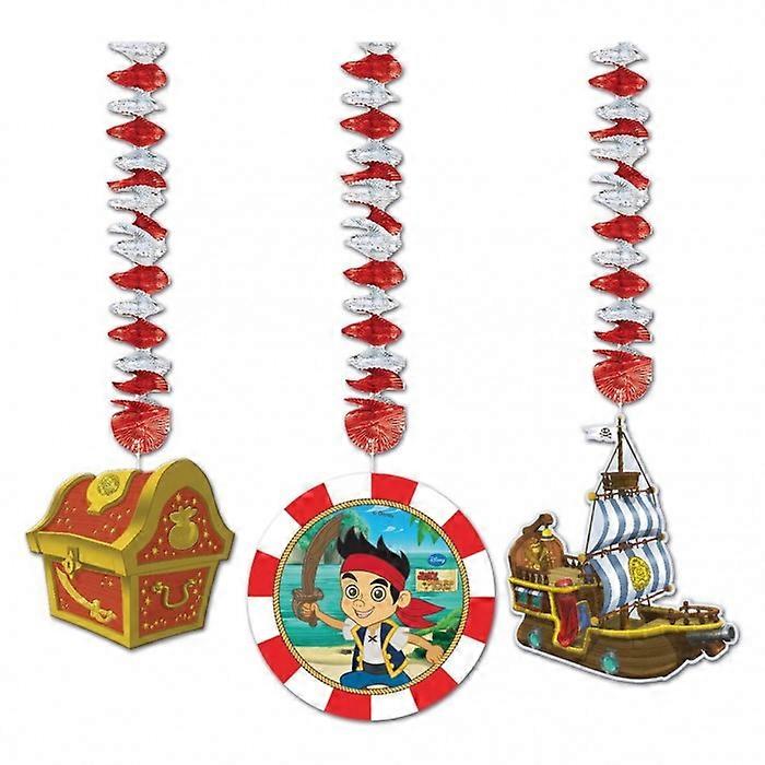 Jake And The Never Land Pirates Yo Ho Hanging Decoration (Pack of 3)
