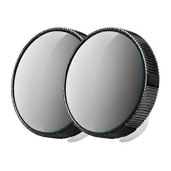 1 Pair Rearview Convex Mirror Clear 360 Degree Rotation Wide Angle Car Mini