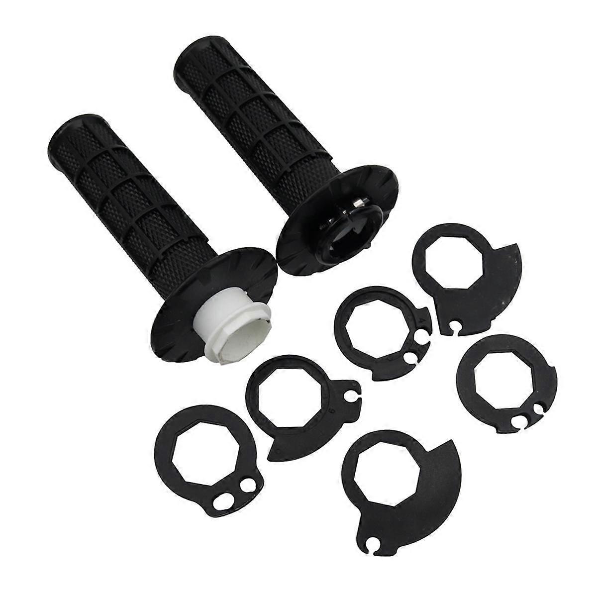 Non Slip Lock-on Grips Handle, Universal Motorcycle Handlebar Grips with The Snap-in Cam, Dirt Pit