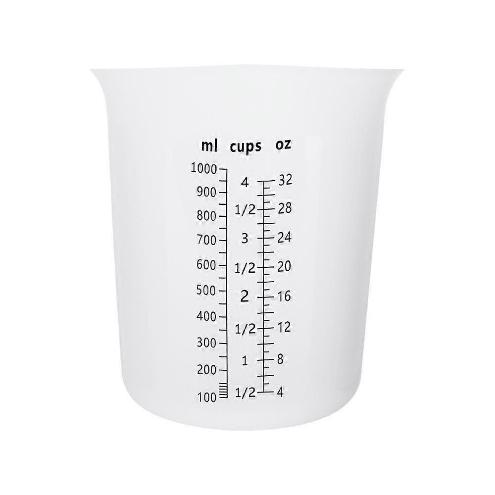Silicone Measuring Cup Large Capacity 1000ml Silicone Measuring Cup For Accurate Measurement Of Kitchen Cooking