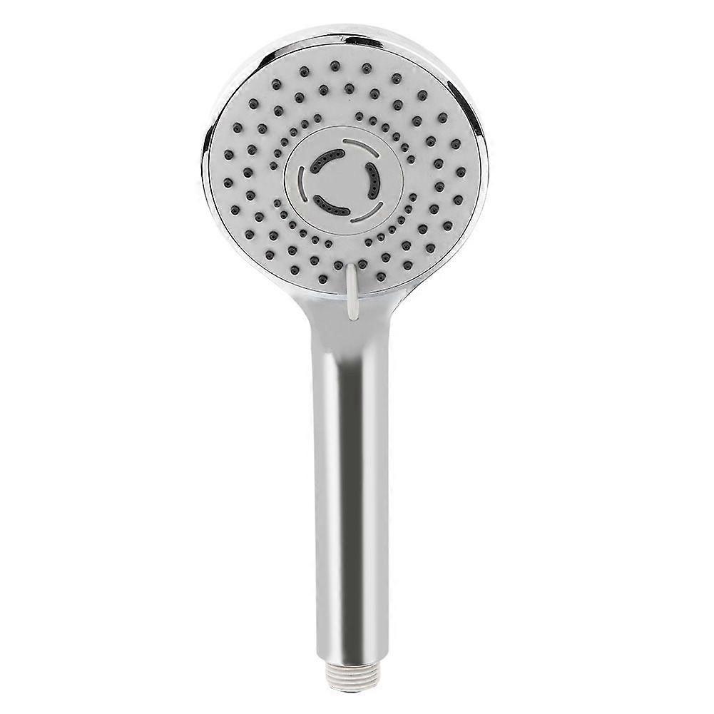 G1/2" Five Functions Adjustable Shower Head Silver Shower Spray Head for Bathroom Home