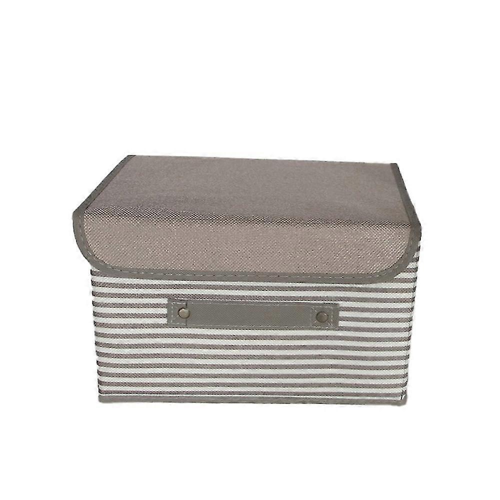 Horizontal Stripe Creative Organizer Box Household Supplies Storage Box