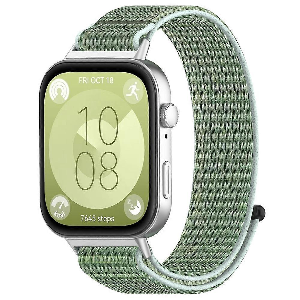 Nylon Loop Hook and Loop Fastener Watch Band For Huawei Watch Fit3