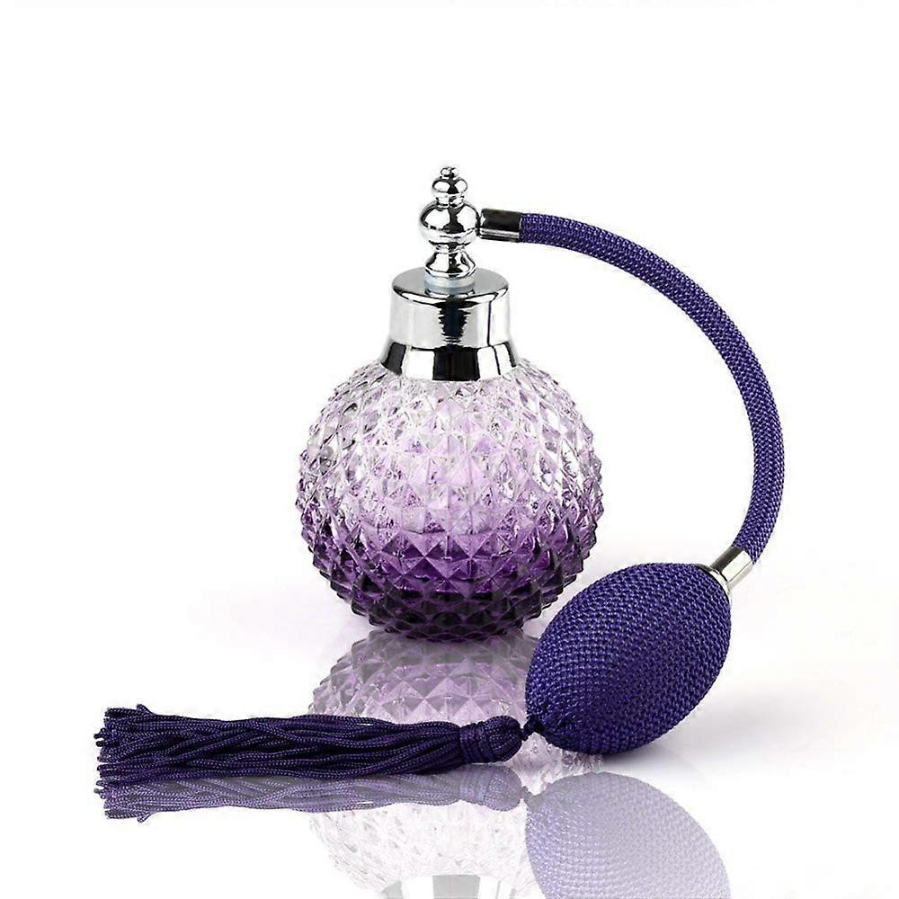 Crystal Refillable Perfume Bottle 100ml - Elegant Glass Design, Travel-Friendly, Versatile for All Fragrances