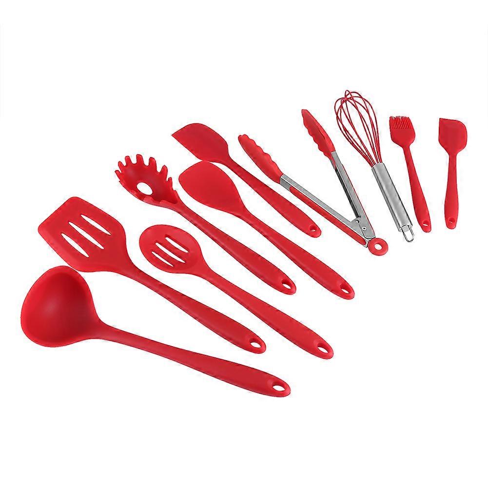 10Pcs Set Kitchen Cooking Utensil Heat Resistant Spoon Turner