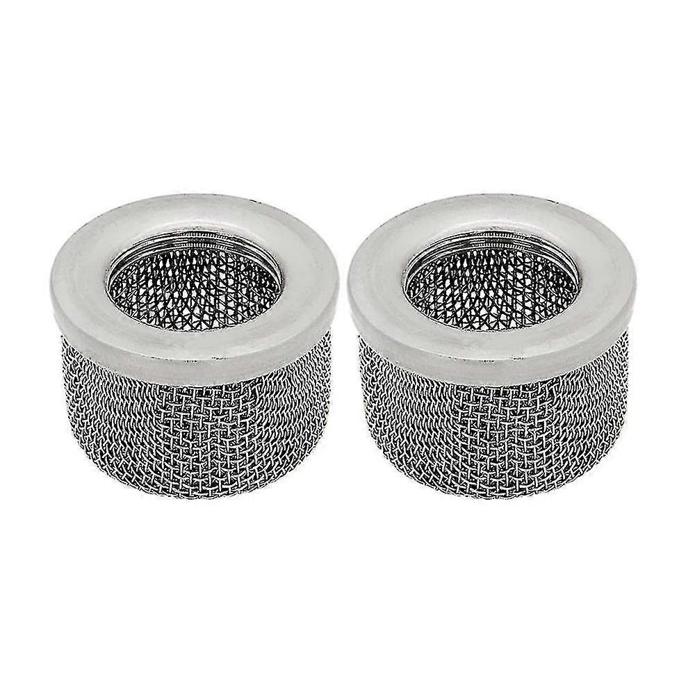 2pcs 181072 Inlet Filter 1inch Npt Thread Double Screen For 695 795 1095 1595 3900 5900 Airless Paint Sprayer Replace