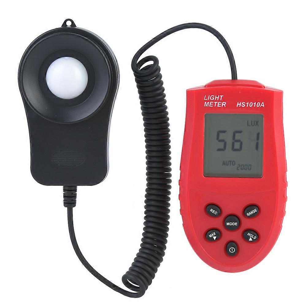 HS1010 2000/20000/200000 Lux Illuminometer Digital Light Meter LCD Display Light Power Meter