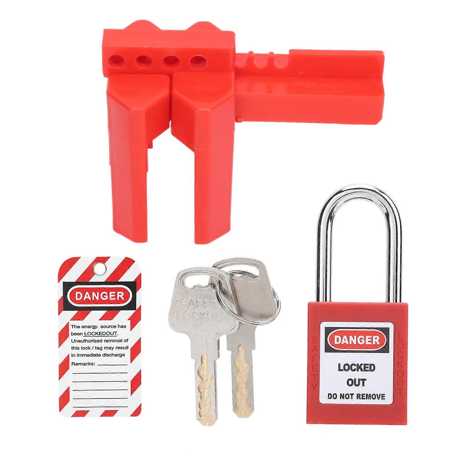 Durable Engineering Safety Lockout Tagout Kit for Industrial & Electrical Applications