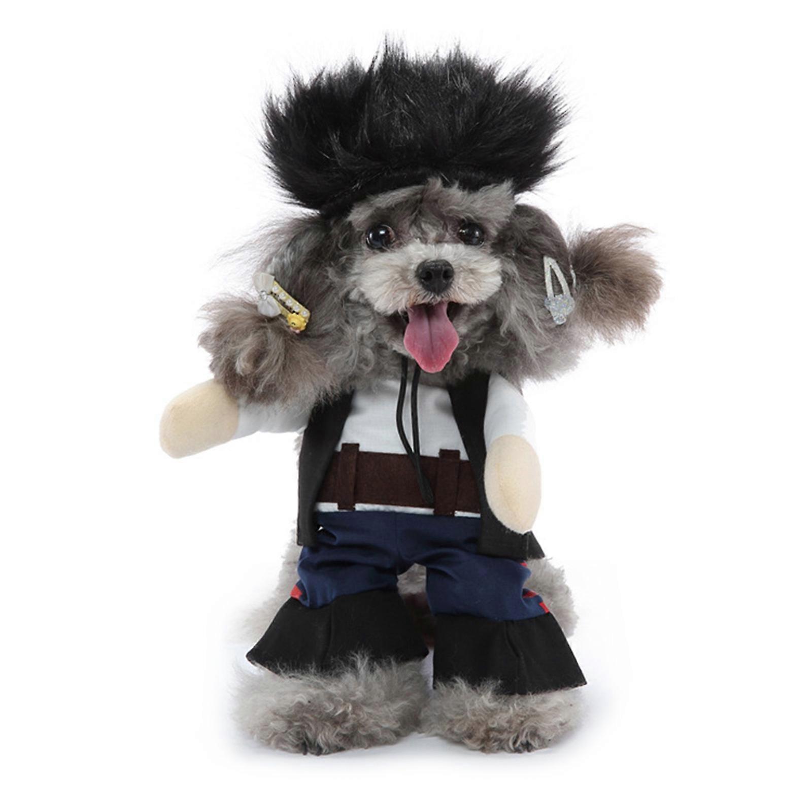 Dog Halloween Clothes Funny Pet Costume Funny Dog Clothes Suspenders Pet Dog Costume Standing Up Clothes Pet Photo Prop XL