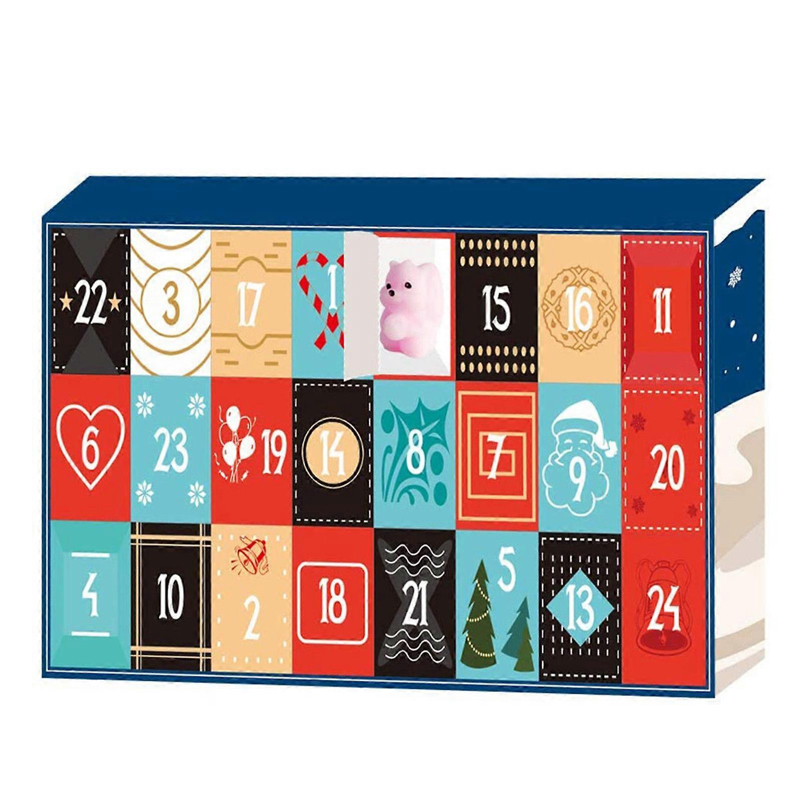 Christmas Set Gift Gift Box Christmas Advent 24 Days Countdown Calendar Toy