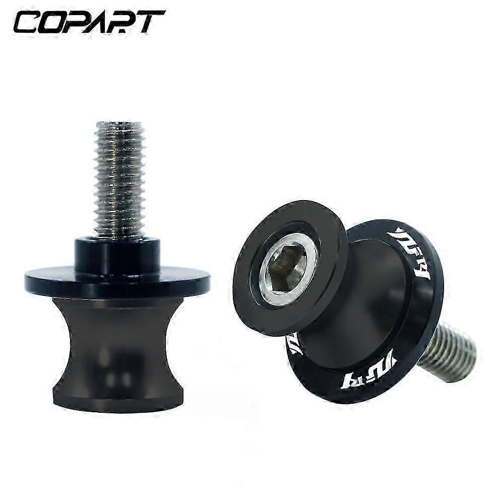 Fantastic For YAMAHA YZF R1 YZFR1 YZF-R1 R3 R6 R125 MT-03 2PCS 6MM Motorcycle Swing Arm Sliders Spools CNC Swing Arm Stand Screw Paddock