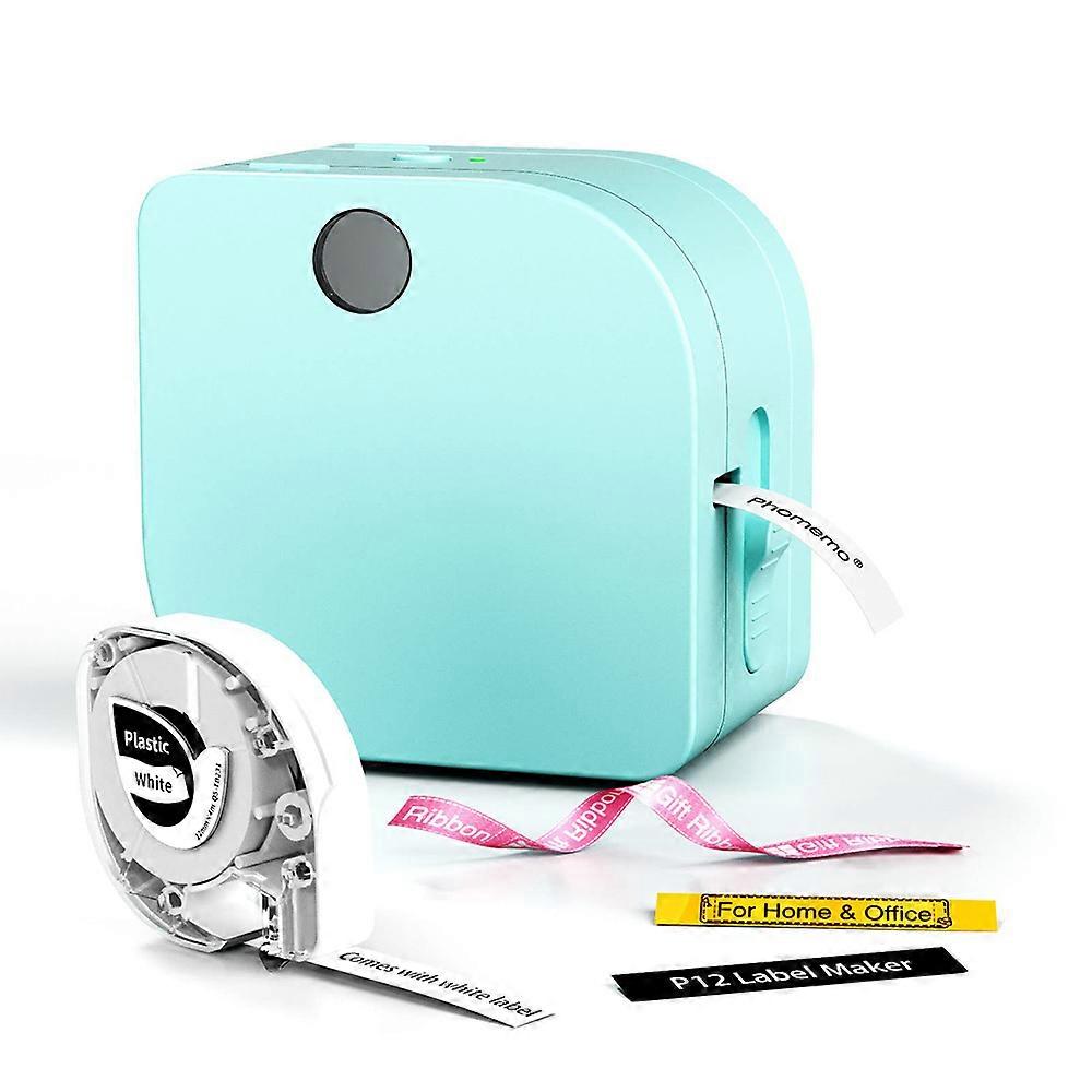 P12 Mini Bluetooth Label Maker, Self-Adhesive Labels, Compatible with iOS and Android Phone, Thermal Label Printer for Home and Office
