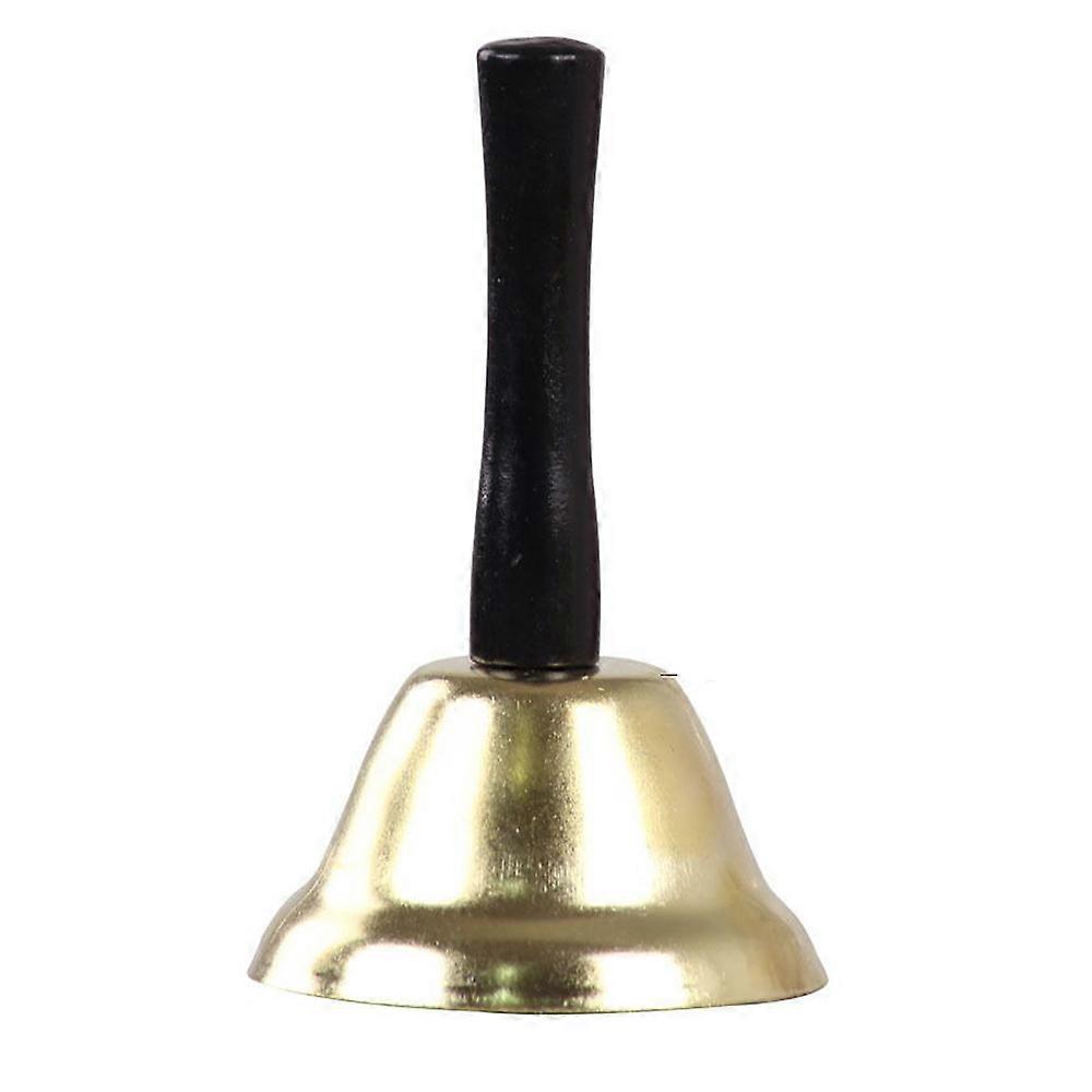 Calling Attention Bells, Durable Metal, Ergonomic Wooden Handle, Non-Toxic Materials, Rust Resistant, Perfect for Dinner Notifications, Sunday