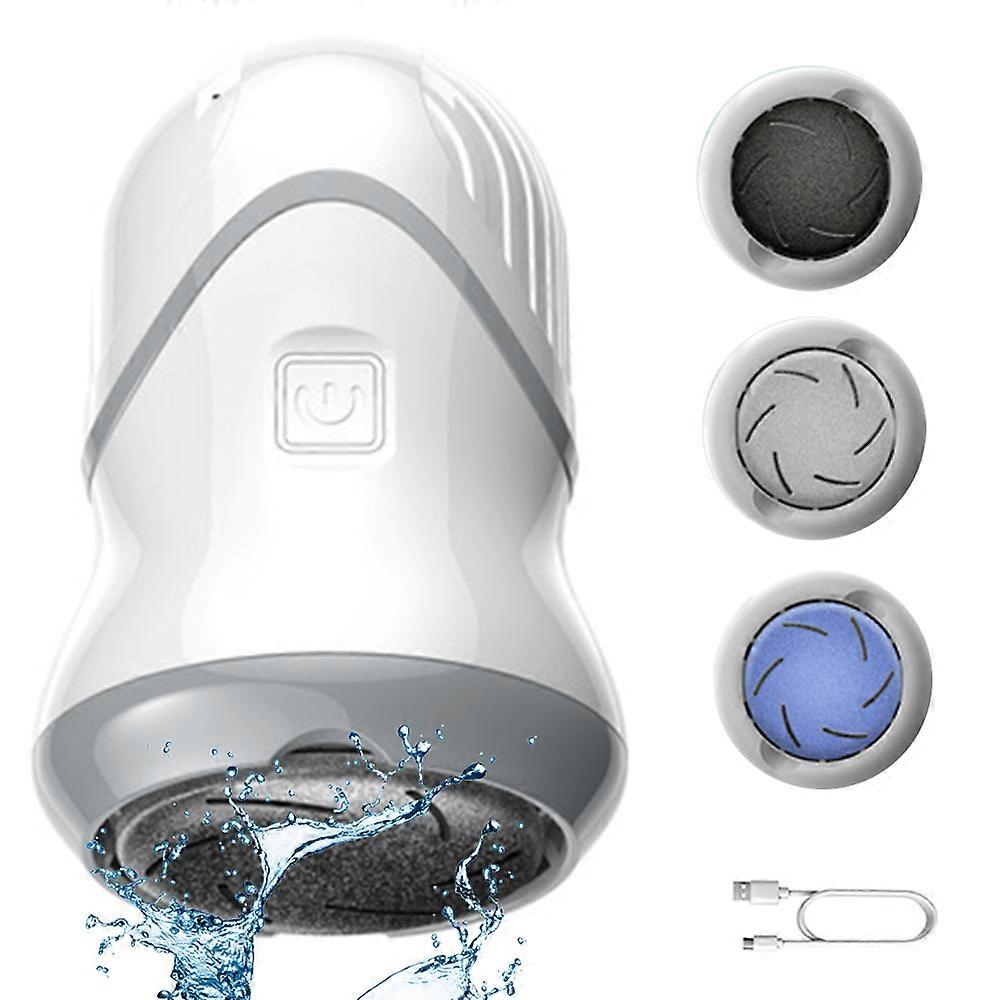 Safe & Automatic Protection Design, Rechargeable Foot File Pedicure Tools, Two Speed Adjustment, Grinding Heads, Easy To Use & Clean, Battery