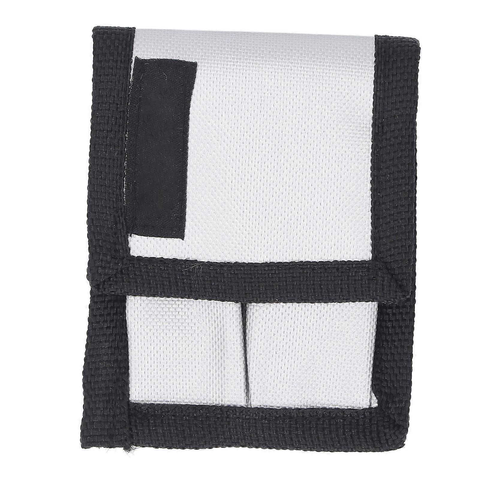 Battery Pouch Case Holds 2 Batteries Splash Proof Flame Retardant Battery Storage Bag Carrying Case with Back Hook and Loop Fastener