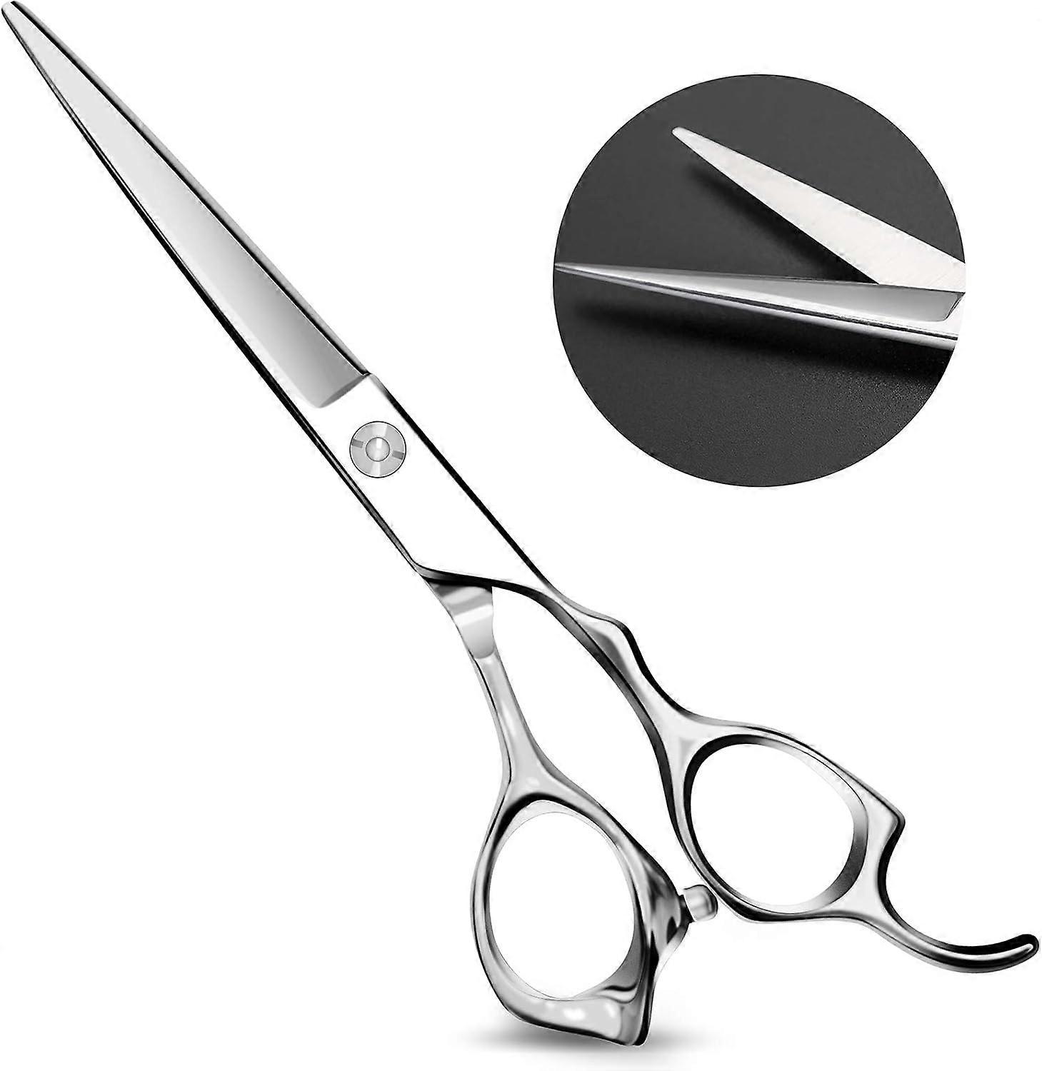 Professional Hairdressing Precision: Japanese 440C Stainless Steel Shears, 6.5 Inch Arc Handle, Razor Sharp Blades For Flawless Cuts On Dry Or Wet