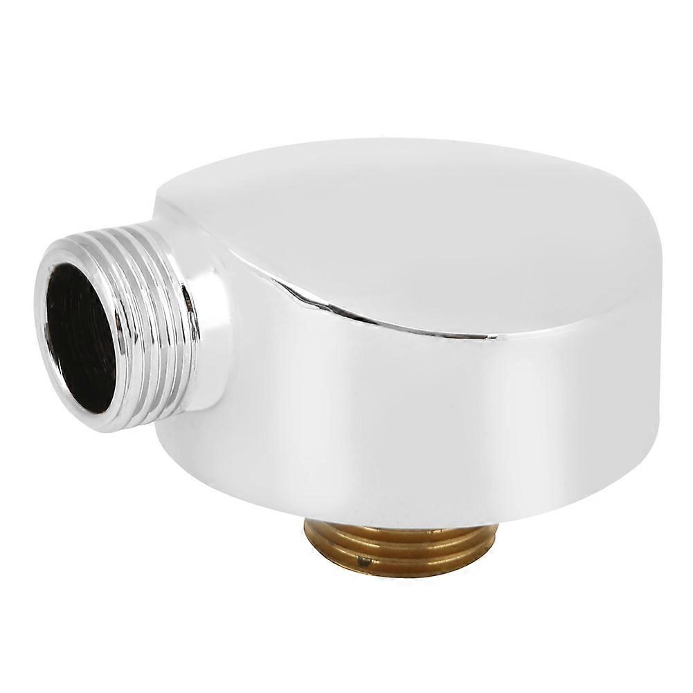 Brass Round Shape Shower Hose Outlet Connector 1/2-Inch Universal Fit Compatible With Most Hoses