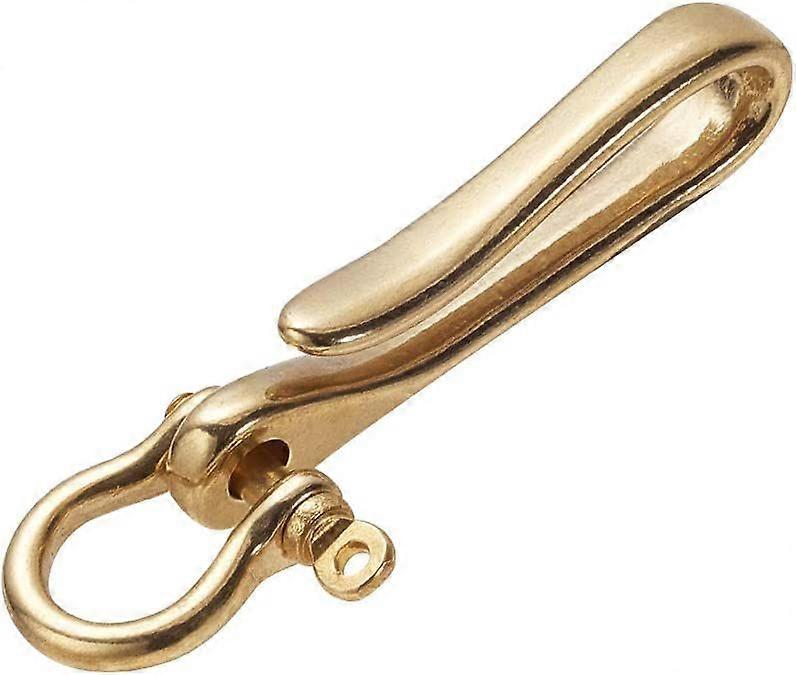 Elite Brass S Hook Clasps and Brass Shackles Clasps Hook Car Keychain Keyring Belt Hook Key