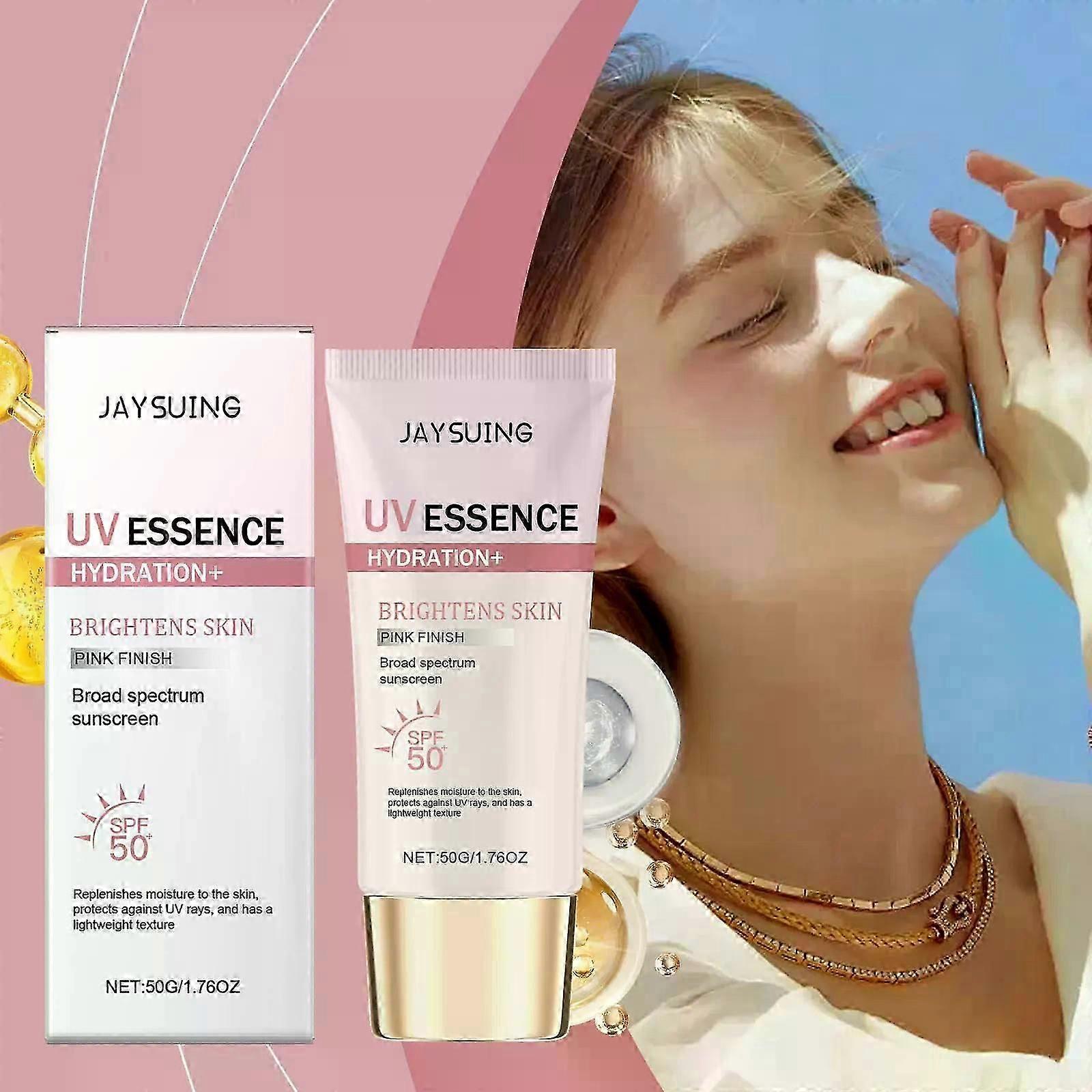 واقي من الشمس Tone-up واقي من الشمس Waterfull Essence واقي من الشمس خفيف الوزن مع BROAD SPECTRUM SPF 50+ ، متوهج ، آمن لجميع أنواع البشرة