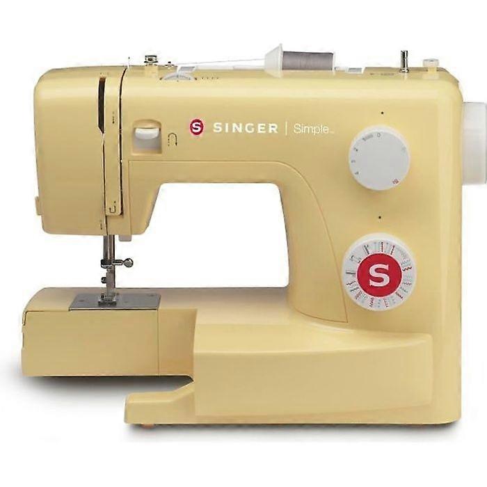 Máquina de coser SINGER Simple 3223 - 70W - 23 programas - Amarillo