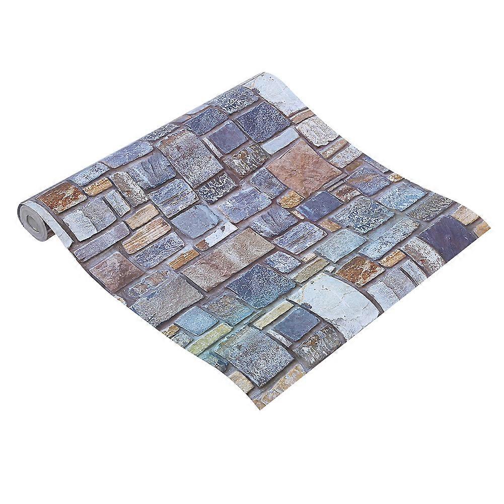 Transform Your Space With Ease: High-Quality Stone Peel & Stick Wallpaper, Multipurpose Use For Instant Upgrade