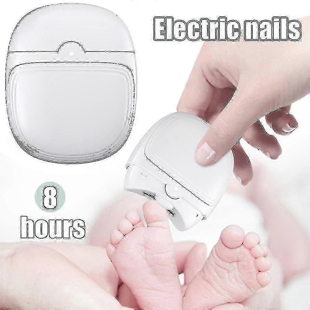 Electric Automatic Nail Clipper With Light, Nail Clipper And Grinder 2 In 1, Rechargeable Safety Nail Trimmer For Adults Kids