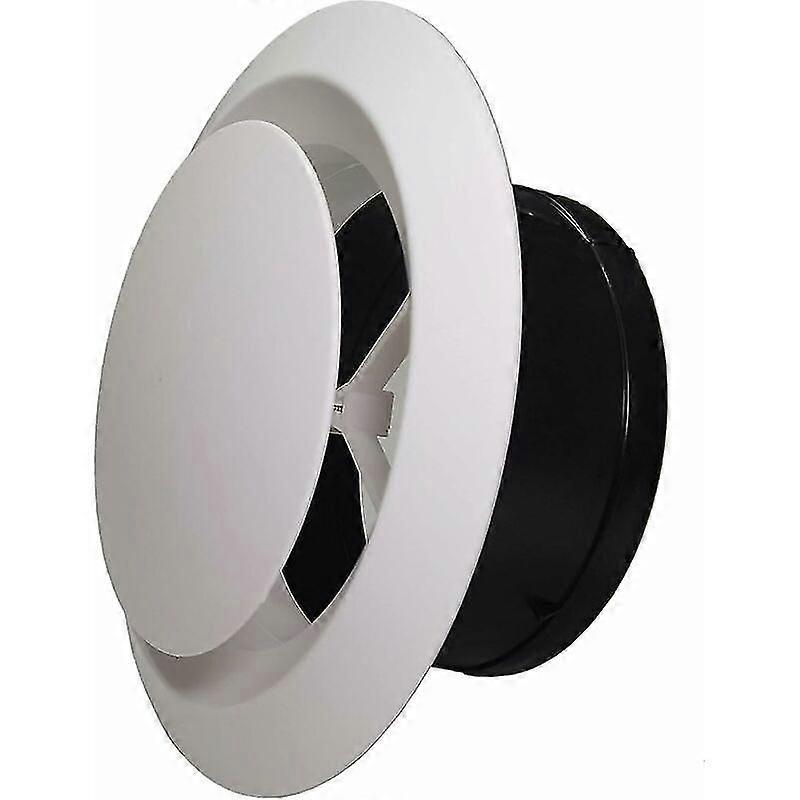 150Mm Round Duct Ceiling Ventilation Grille Adjustable Wall Air Outlet (6 Inch)