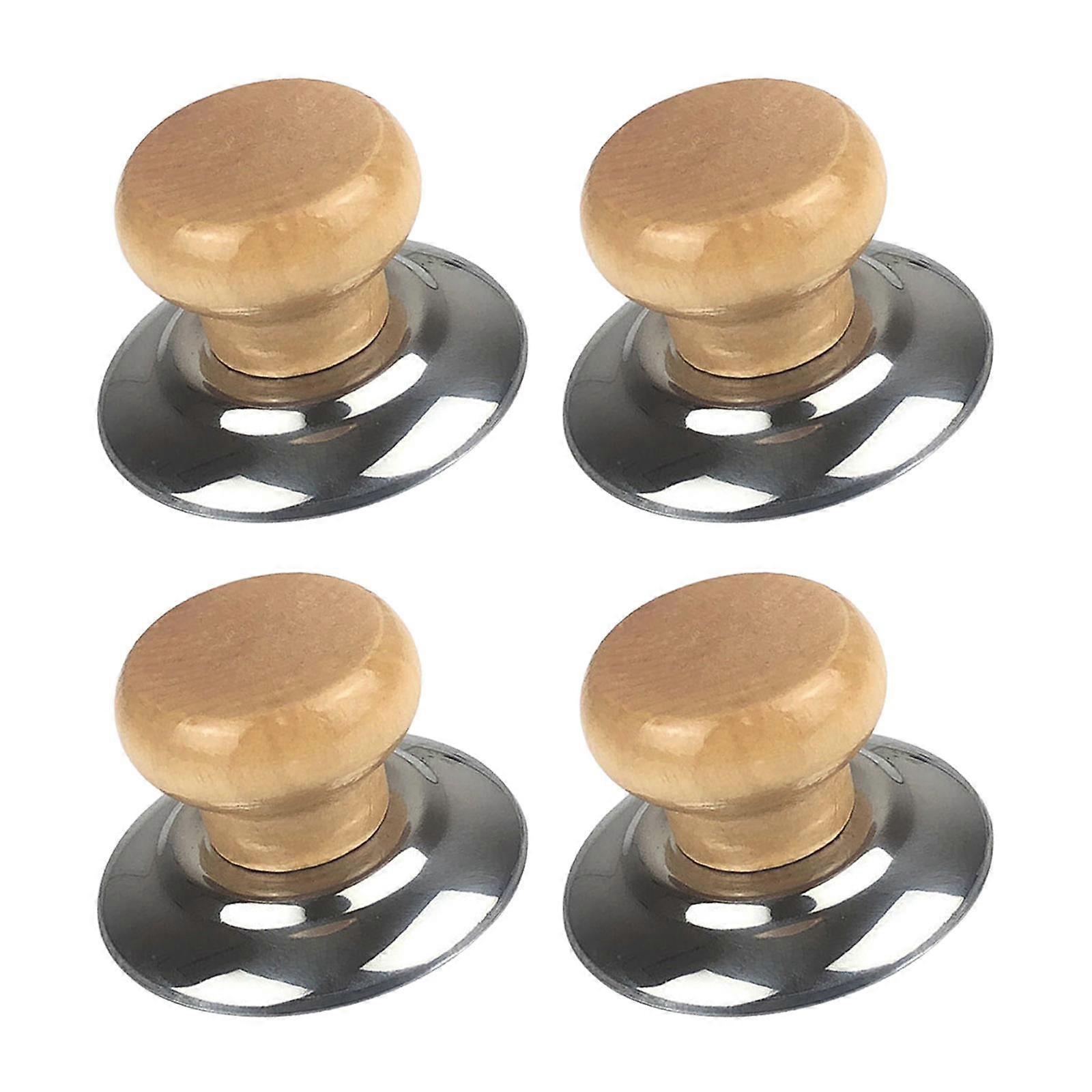 Lid Handle 4 Packs Lid Knob Cap Holding Knob Screw Handle for Pot Lids