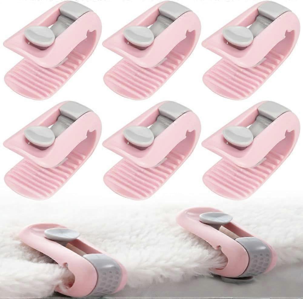 Reusable Sheet Fixing Snap with Good Fixing Effect, Pinless Abs Plastic Non-Slip Quilt Clips for Easy Installation, Suitable for Multiple