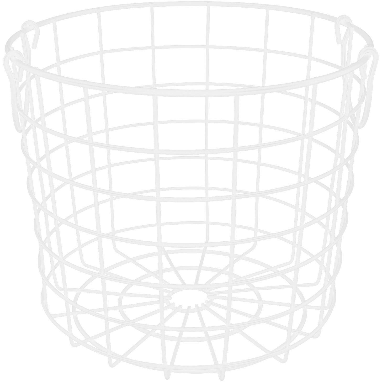 Iron Grid Storage Basket Desktop Basket Sundries Storage Holder For Home