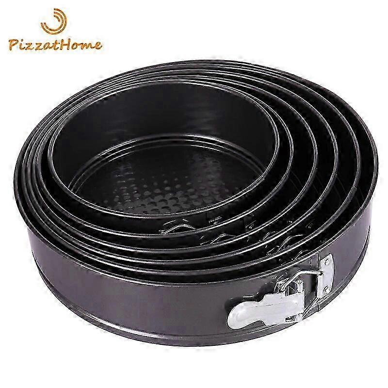 Pizzathome Springform Cake Pan Round Nonstick Baking Pans Spring Form For Cheesecake Tier Wedding Cakes Removable Bottom Quiches