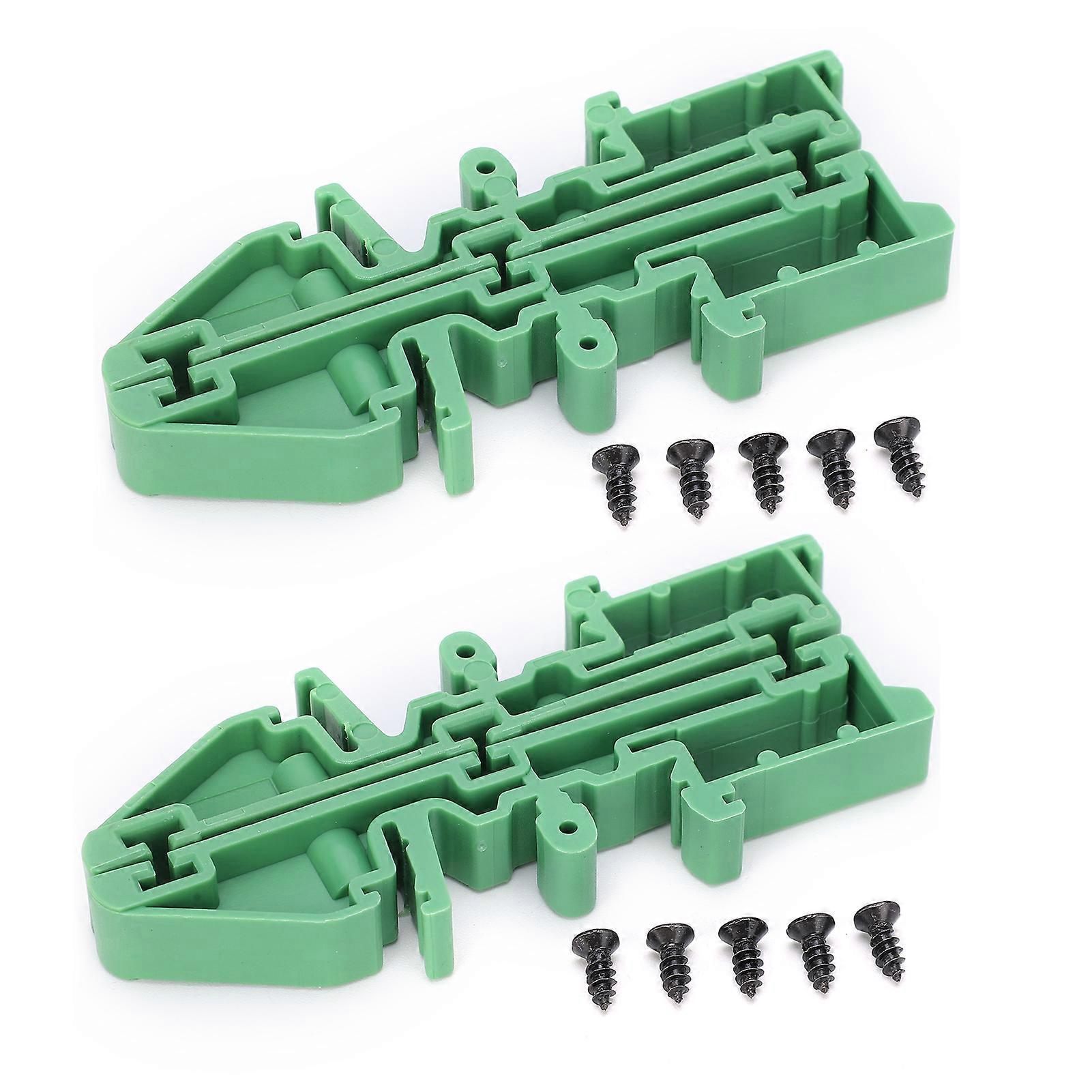 2 Set Circuit Board Bracket C45 DIN Rail Mounting Adapter Install Screw Accessories KPRH‑180