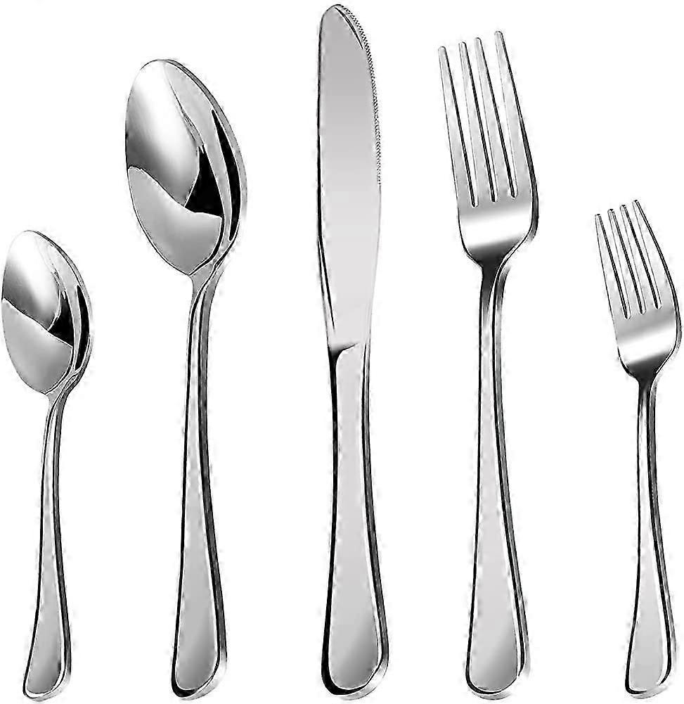 Set di posate, set di posate in acciaio inox da 20 pezzi, set di coltelli e forchette Stoviglie Silverwa