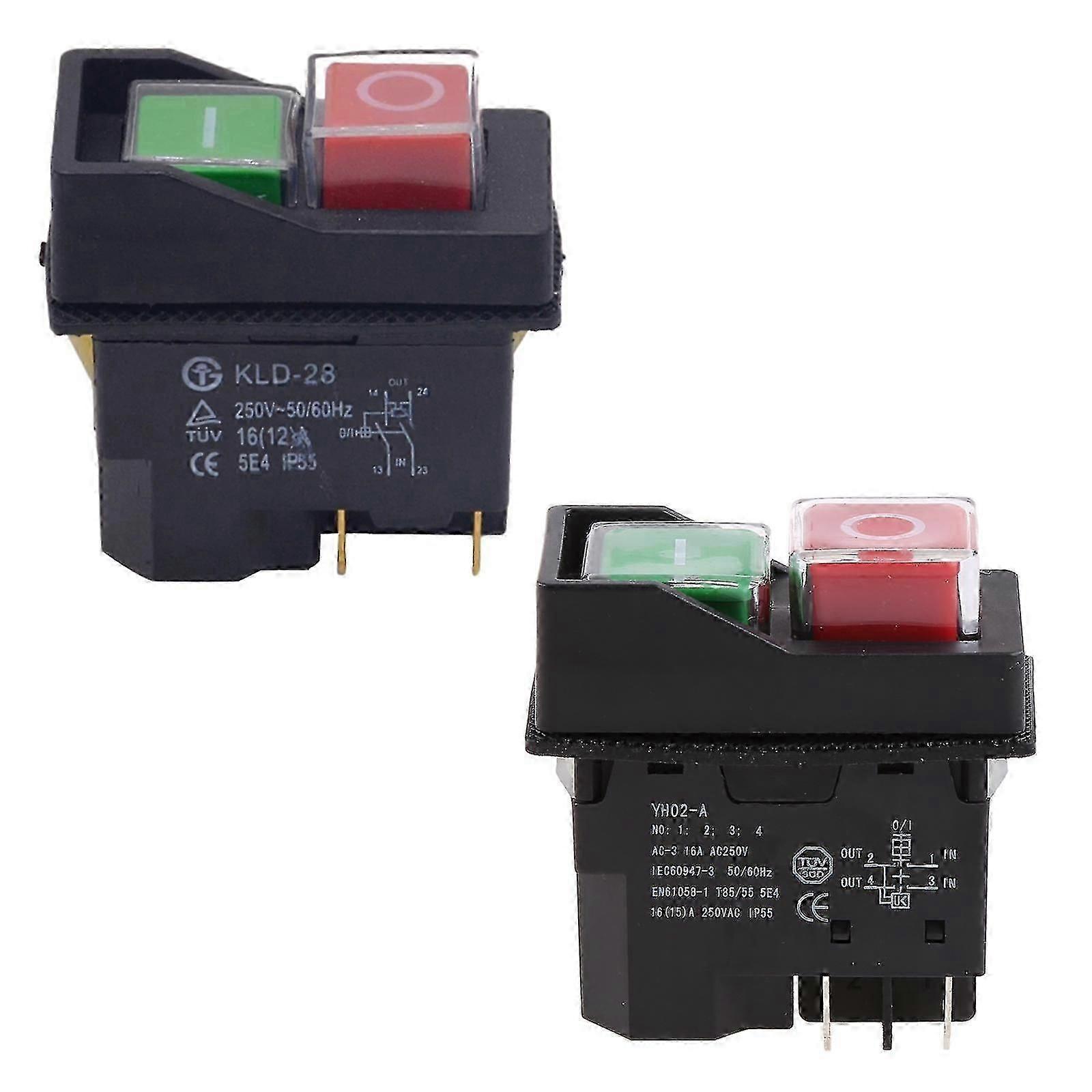 4 Pin Kld-28 Electromagnetic Switch Safety Switch For Electric Cutter & Slicer