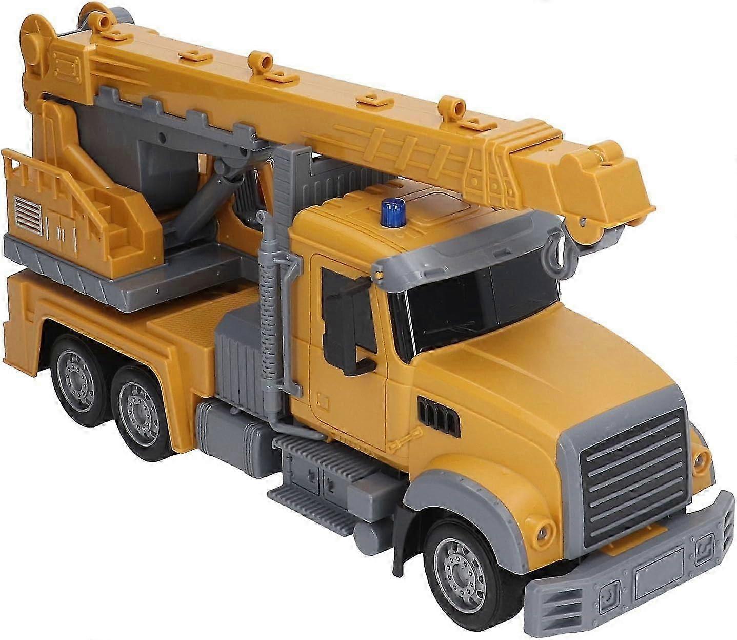 RC Engineering Vehicle Toy, Remote Control Crane Plastic Safe Rechargeable 2.4G Wireless Fashionable Looking for Amusement Garden