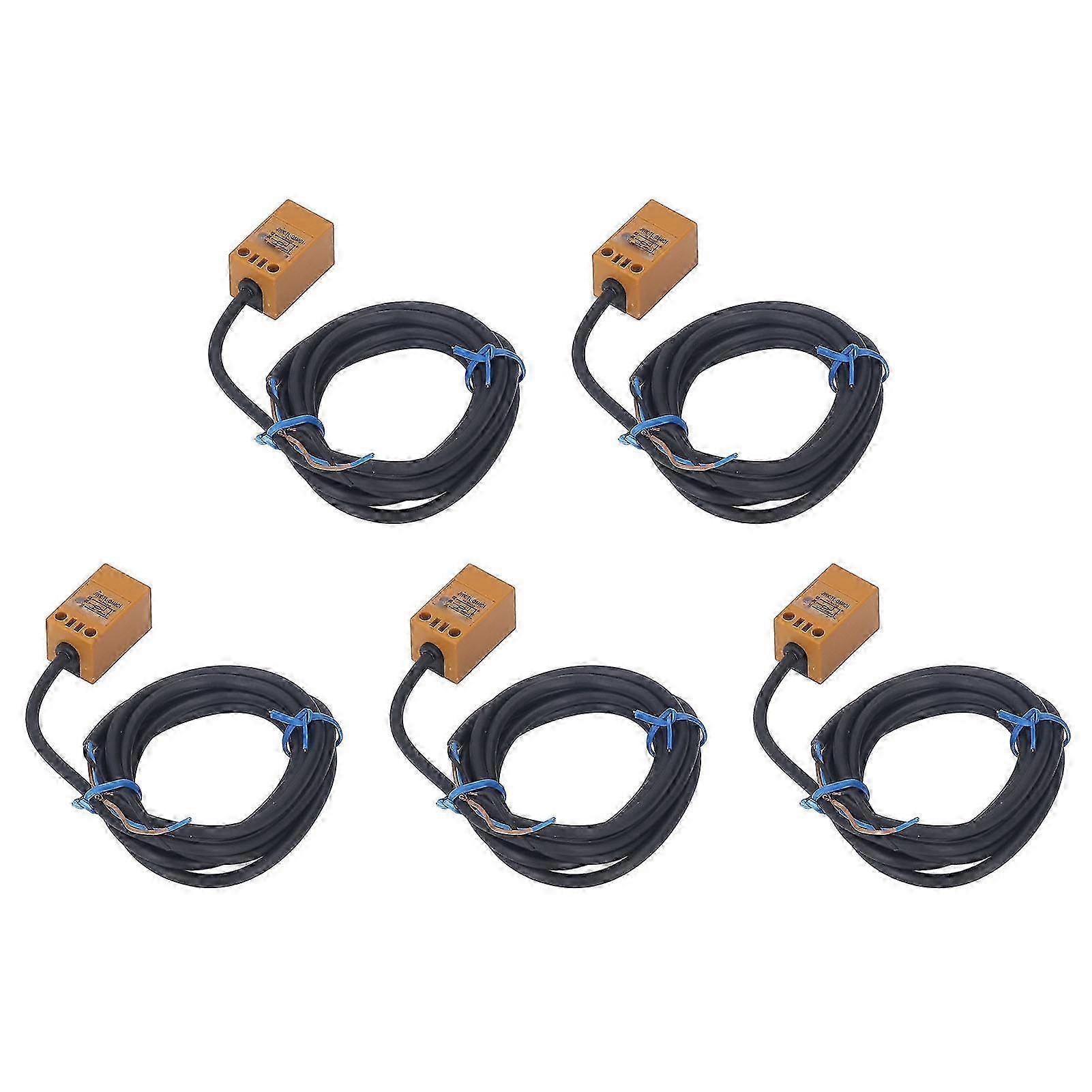 5Pcs Inductive Proximity Sensor NPN Normally Open IP65 Inductive Proximity Switch 1030VDC